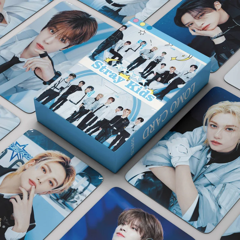 8Pcs/Set Kpop Photocard Stray Kids 3RD FANMEETING Two-Sided Postcard  PILOT:FOR