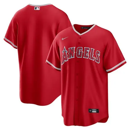 Men's Los Angeles Angels  Red Alternate Replica Team Jersey