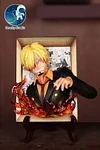 Vinsmoke Sanji Frame Decoration/Fridge Magnet - ONE PIECE Resin Statue - Gravity Studios