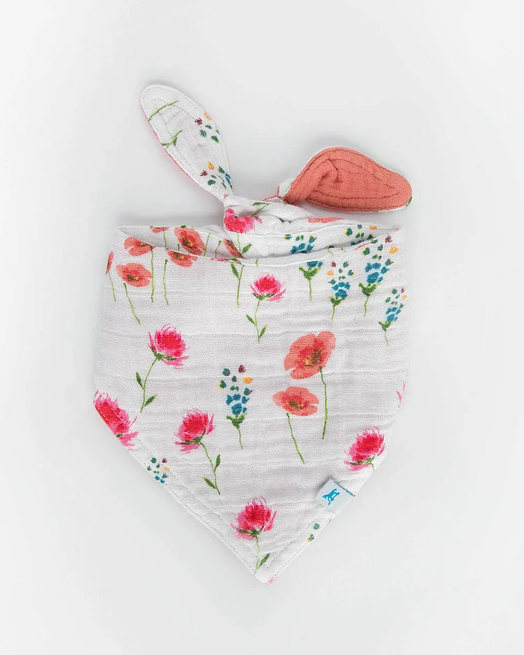 Cotton Muslin Reversible Bandana Bib - Wild Mums