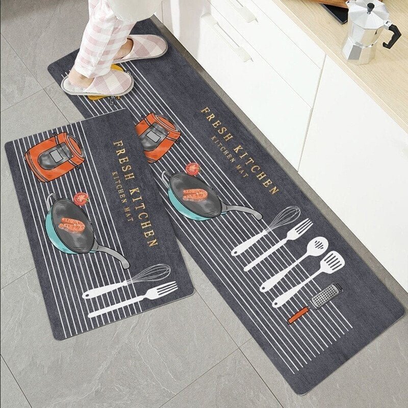Kitchen Printed NonSlip Carpet