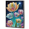 DIY Flower A5 Special Shaped 50 Pages Diamond Painting Notebook