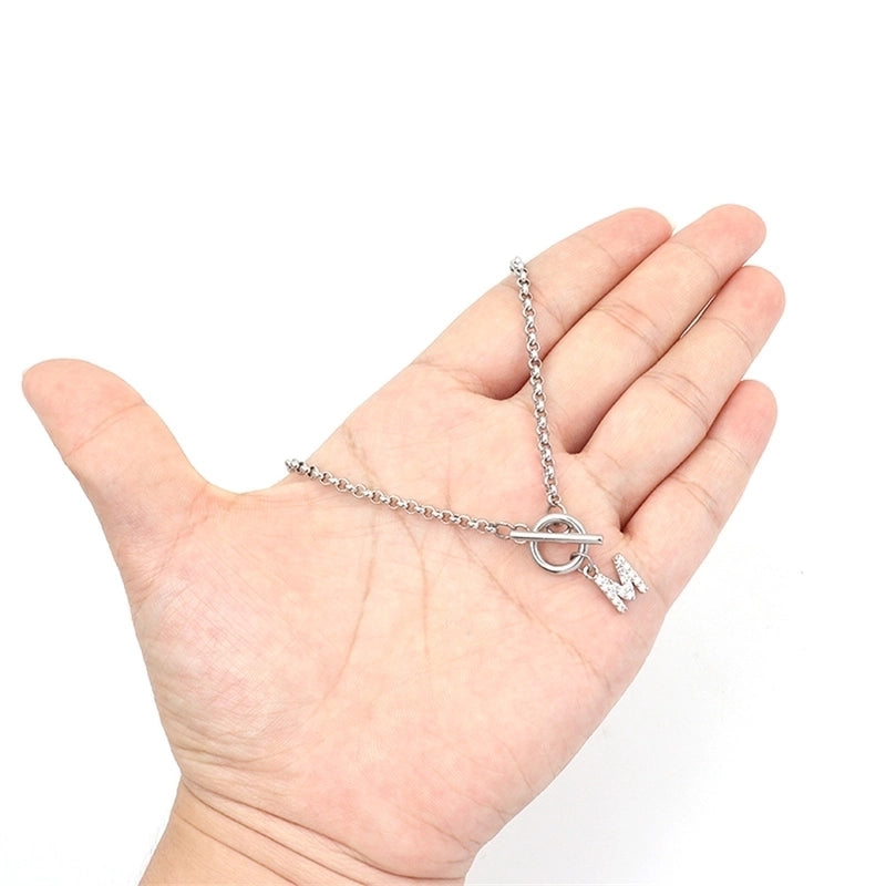 Elegant Minimalist Classic Style Letter 201 Stainless Steel 304 Stainless Steel Pendant Necklace