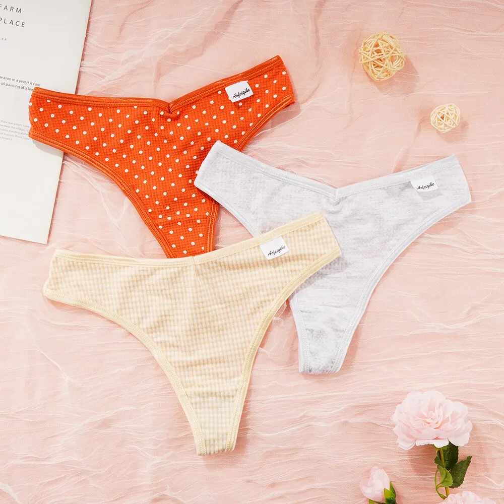 Billionm PCS Cotton Women's Underwear Sexy G String Seamless Panties Thong Low Waist Girls Briefs Soft Casual Lingerie