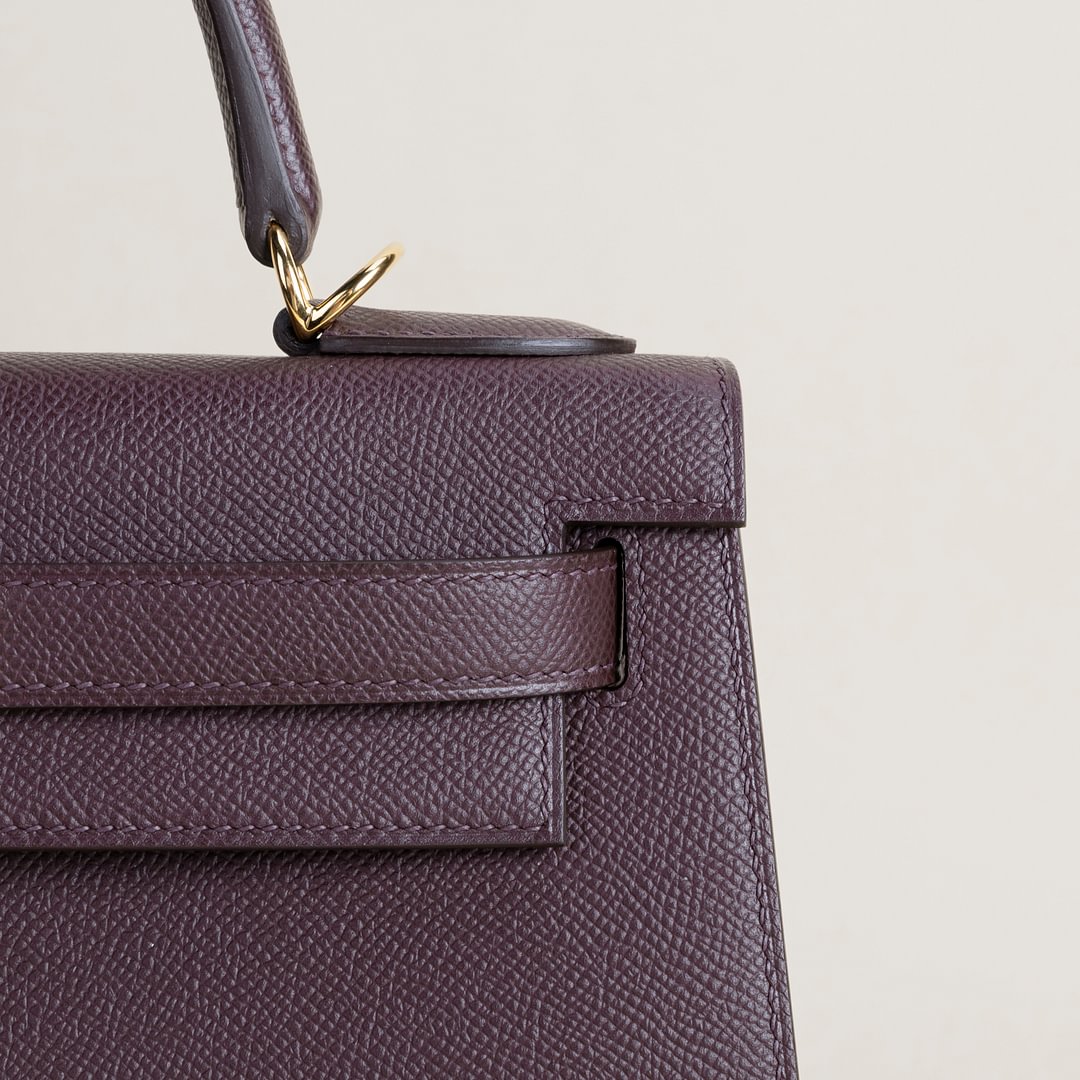 Kelly28 Epsom 0G Rouge sellier GHW