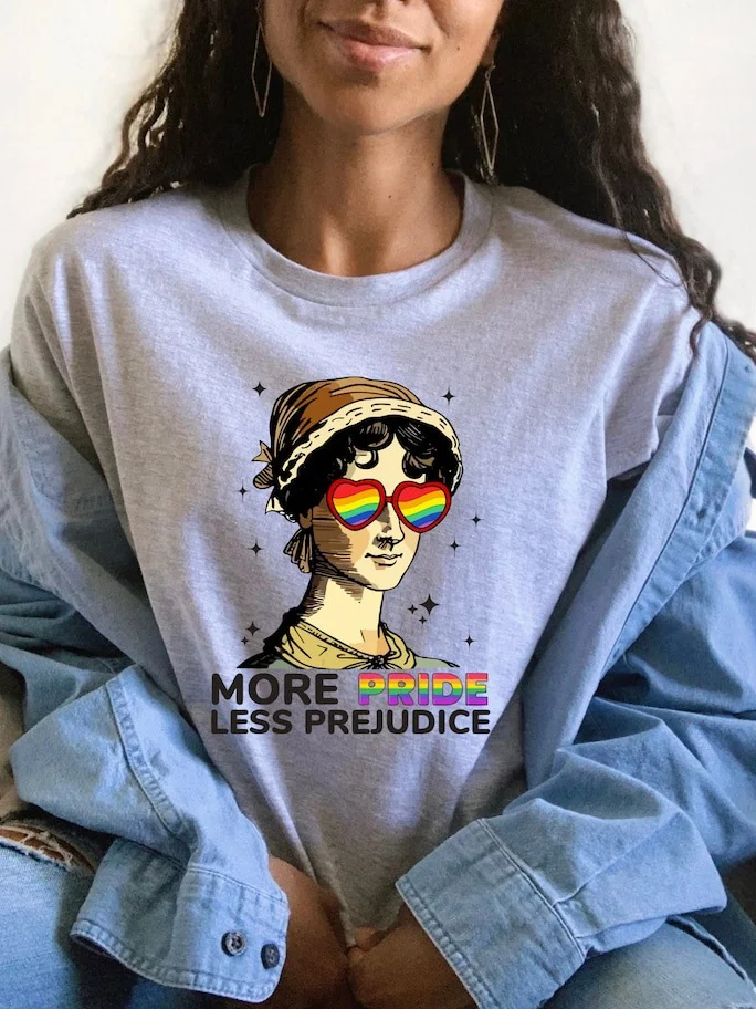 Pride Less Prejudice Jane Austen Sweatshirt / DarkAcademias /Darkacademias