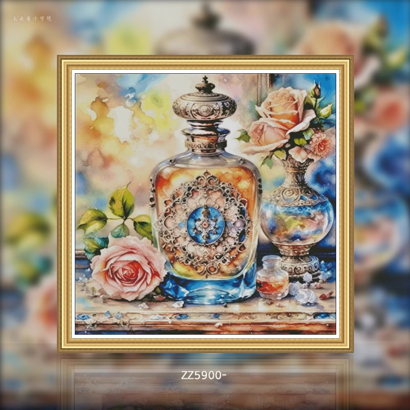 【ZZ5900- Luxury Fragrance】 Painting Fairy Cross Stitch