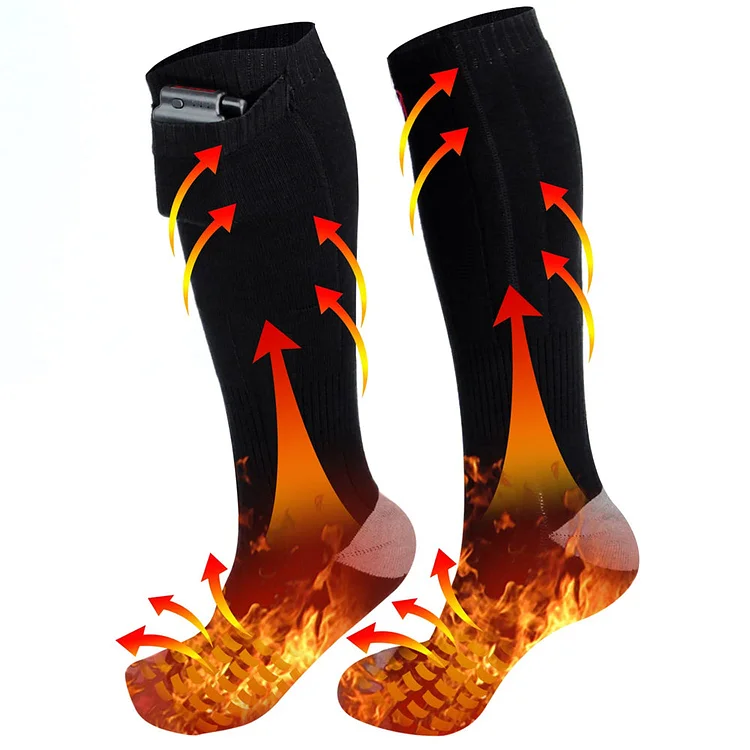 Electric Heated Socks Unisex with 7.4V 2800mAh Rechargeable Lipo Battery