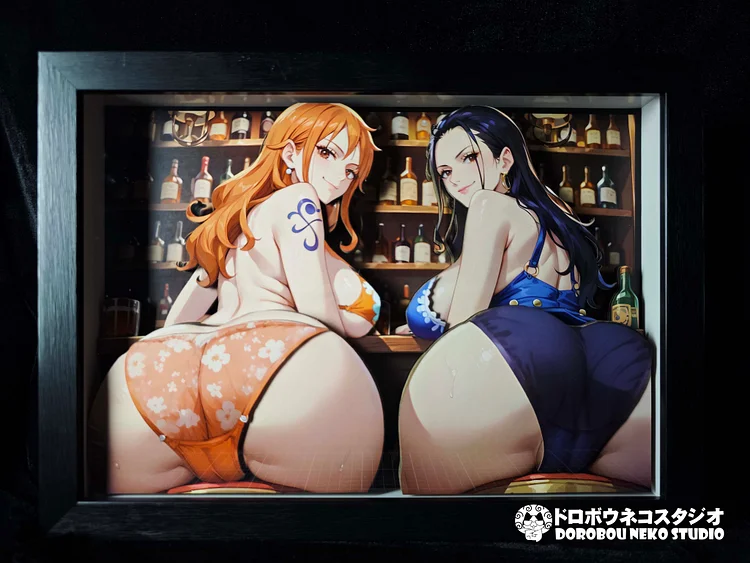 Dorobou Neko Studio - Final Fantasy - DSMP-003 Decorative Painting of Alice & Tifa Scene (Adult 18+)-