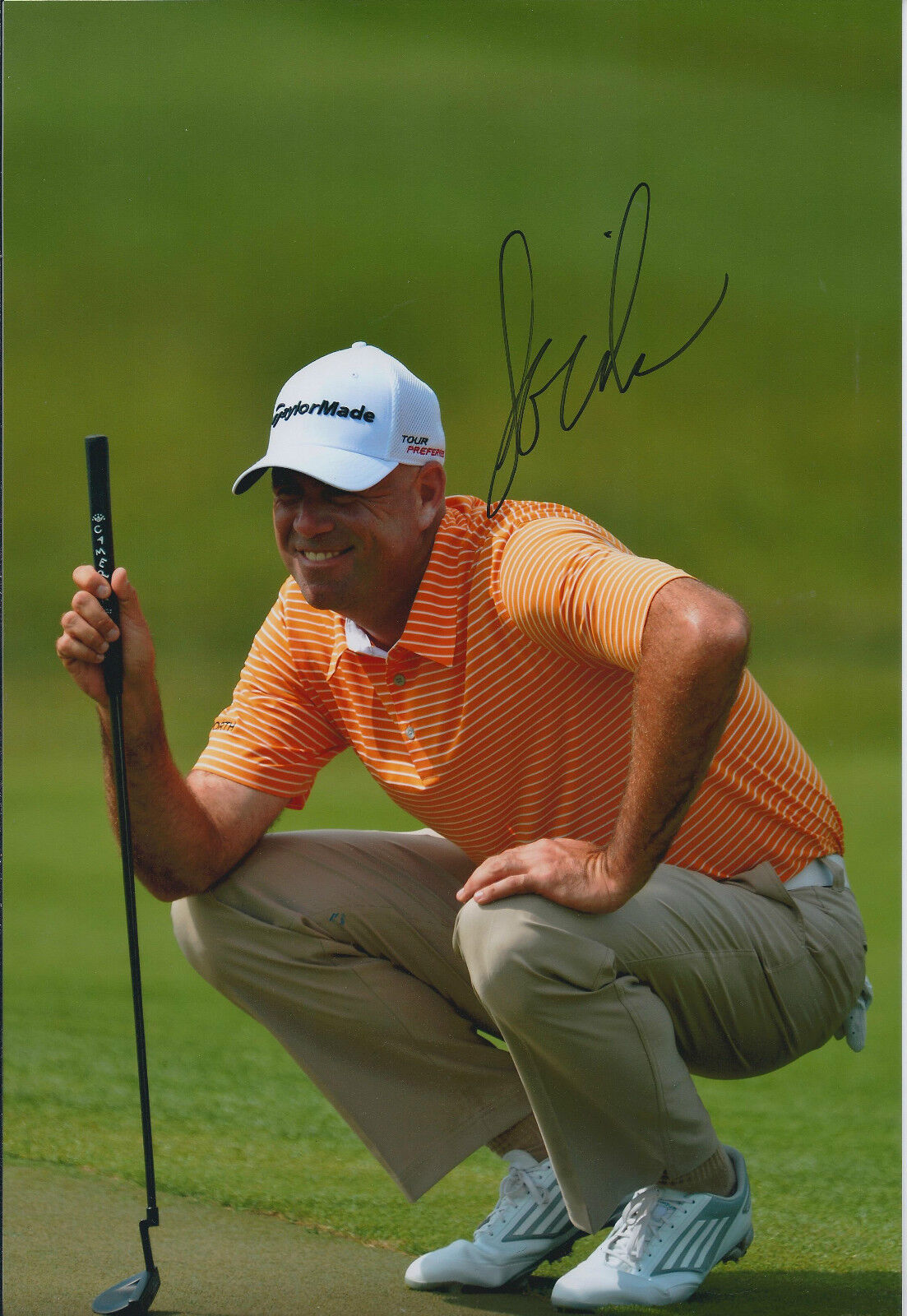 Stewart CINK SIGNED Autograph 12x8 Photo Poster painting AFTAL COA Golf US Masters Augusta RARE