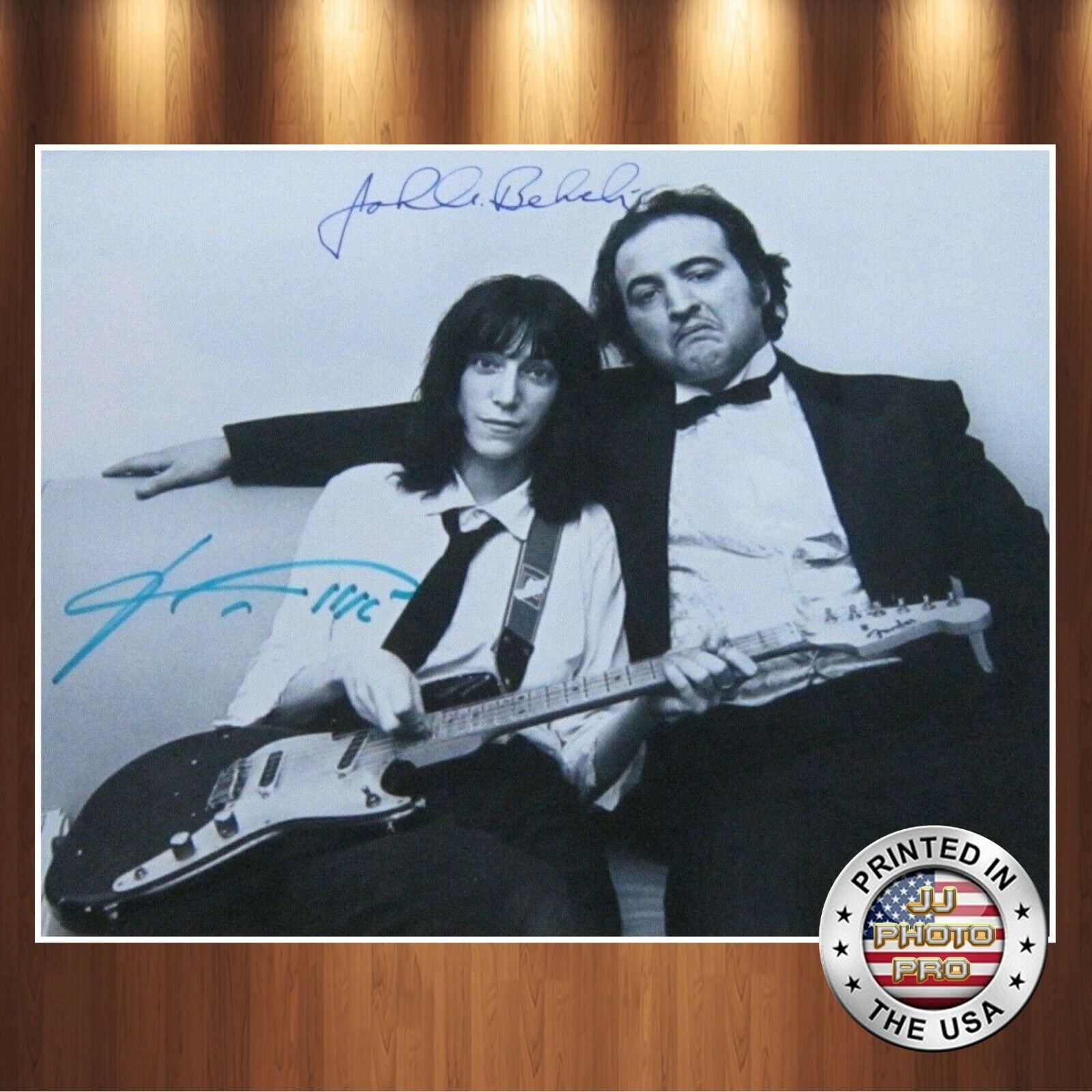 John Belushi Patti Smith Autographed Signed 8x10 Photo Poster painting REPRINT