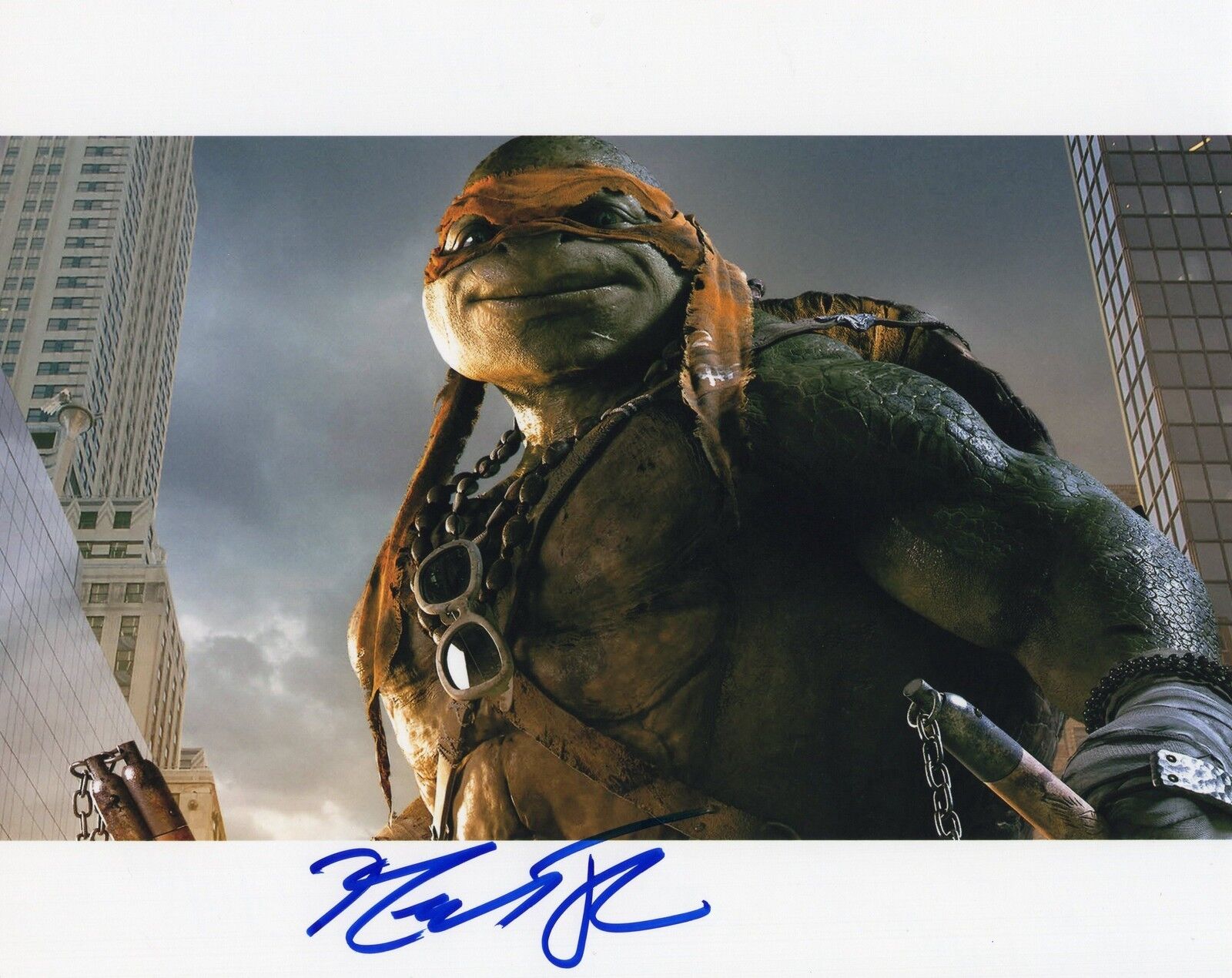 Noel Fisher Teenage Mutant Ninja Turtles Michelangelo Signed 8x10 Photo Poster painting w/COA #2