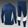 2023/2024 Ajax Half-Pull Training Suit Royal blue Football Shirt 1:1 Thai Quality Set