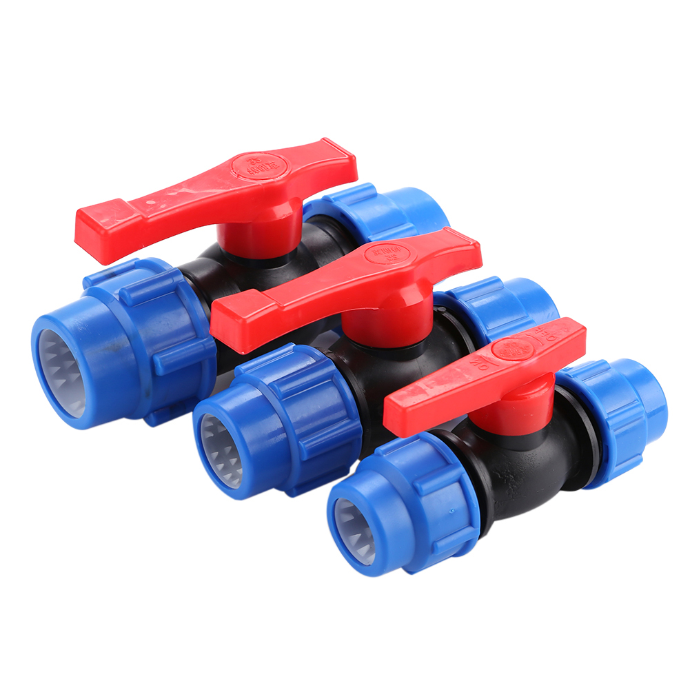 

Plastic Two-way Ball Valve Aquarium Irrigation Fittings Garden Water Switch, 501 Original