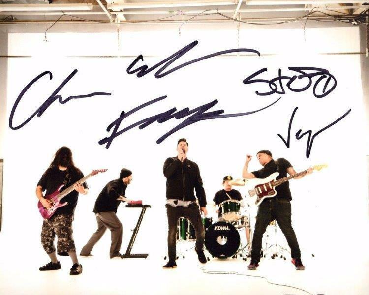 REPRINT - DEFTONES Chino Band Signed 8 x 10 Photo Poster painting Poster