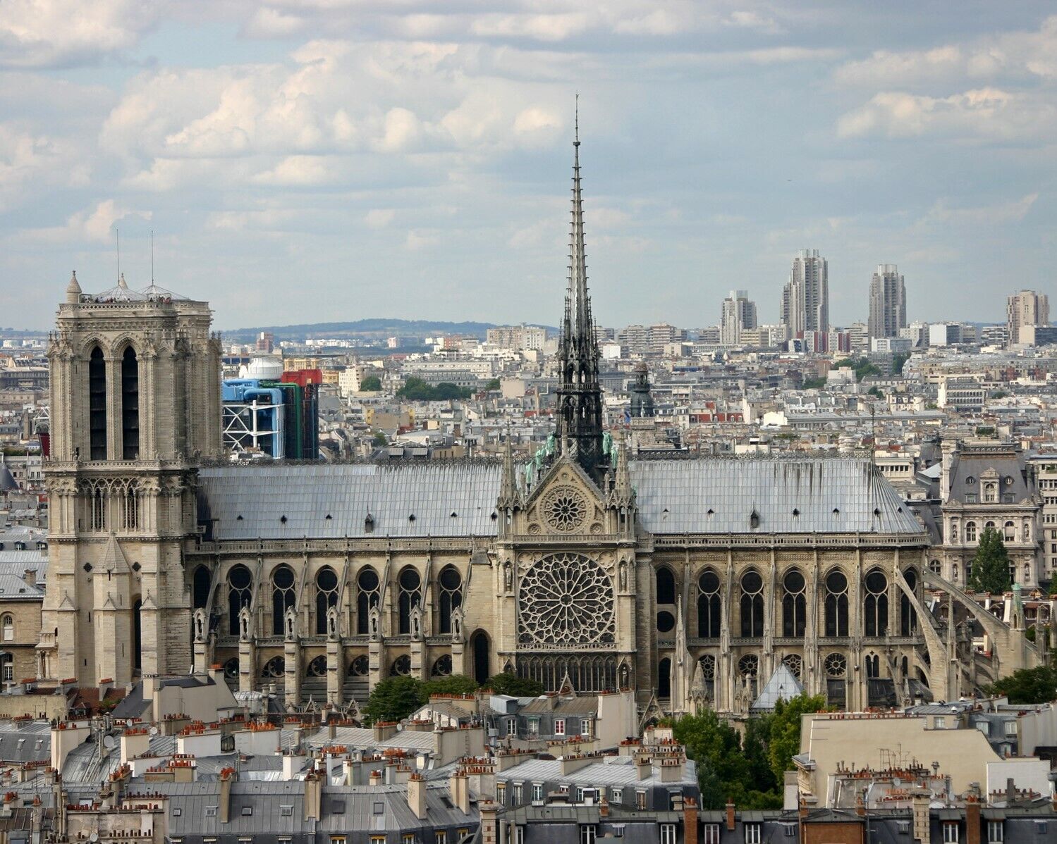 NOTRE DAME CATHEDRAL 8X10 Photo Poster painting PICTURE FRANCE