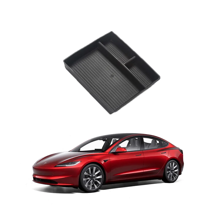 Model 3 Highland Interior Accessories Central Control Storage Box tray for Model 3 Highland Compatible Organizer for Tesla ITN Auto