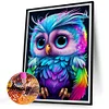 Diamond Painting-DIY Full Round Drill Owl