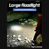 COB+SMD LED Super Bright Flashlight Rotatable Hat Clip Light for Night Running