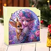 Diamond Painting Acrylic Elf Girl Napkin Holder Set Home Decor