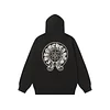 Chrome Hearts Rhinestone Horseshoe Hoodie - Black Gothic Streetwear Sweatshirt 2601