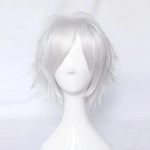 Haku Ki Kazama Chikage Cosplay Wig Silver Version
