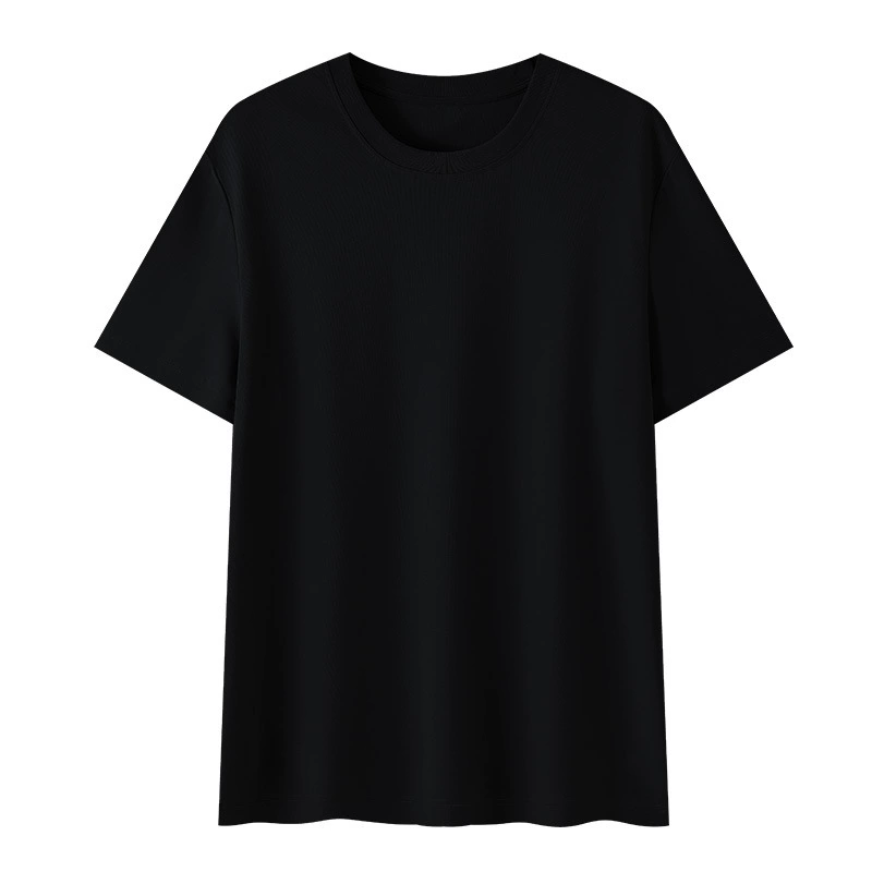 2025 Men’s Summer Slim Fit Solid Color Short Sleeve T-Shirt
