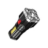 P7900 Super Bright Flashlight Portable USB Waterproof Hiking Searchlight
