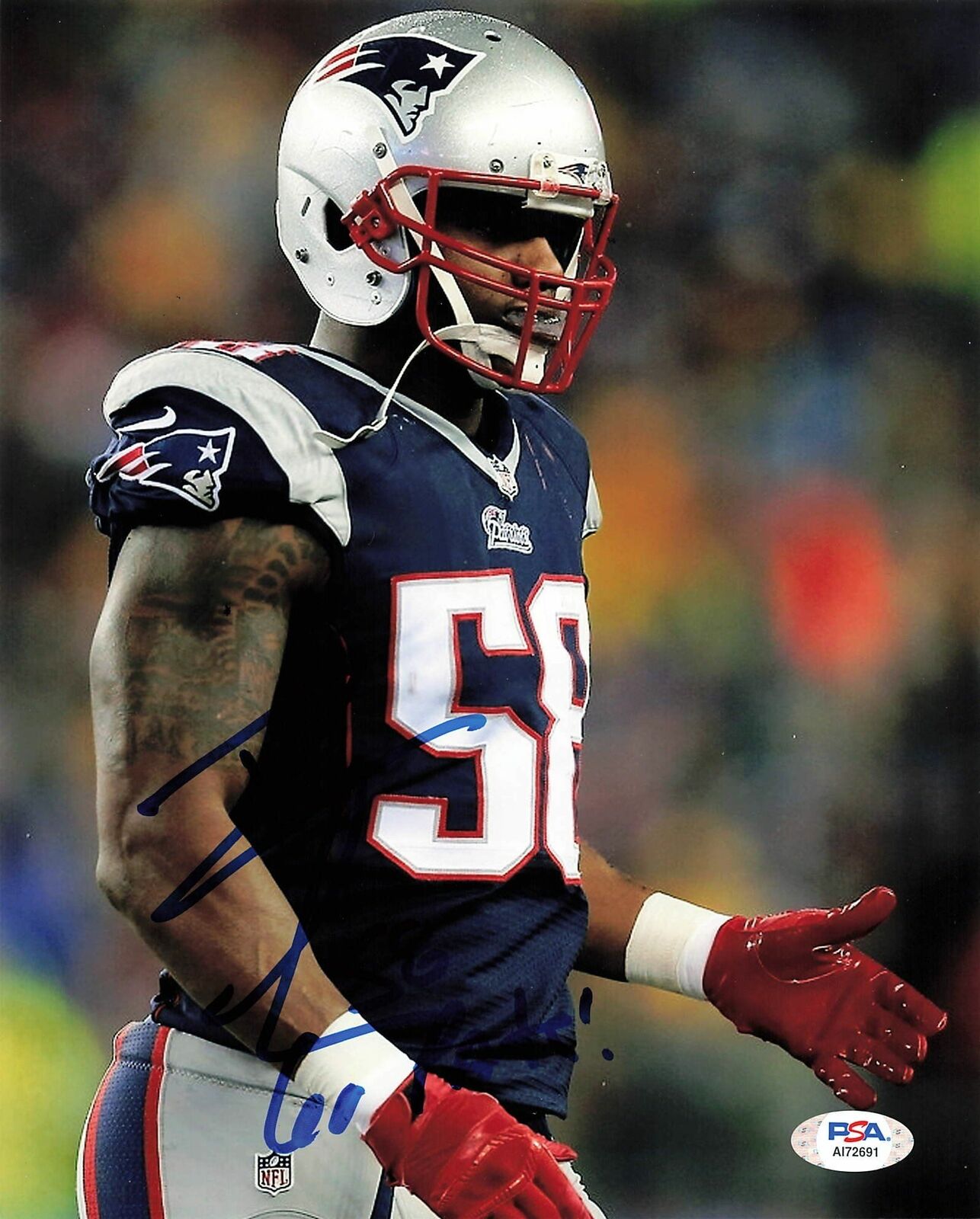 Darius Fleming signed 8x10 Photo Poster painting PSA/DNA New England Patriots Autographed