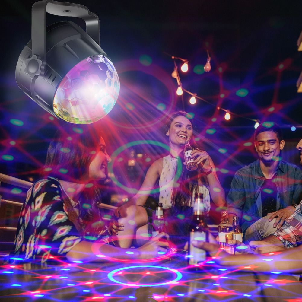 

USB Powered Sound Activated Ball RGB Rotating-Bluetooth Laser Projector Night Light, 501 Original