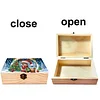 5D DIY Diamond Painting Handmade Wood Storage Box Crystal Storage Case (Deer)
