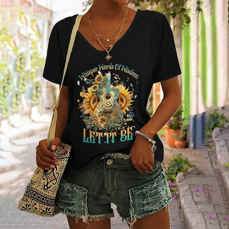 Whisper Words Of Wisdom Let It Be Printed T-Shirt