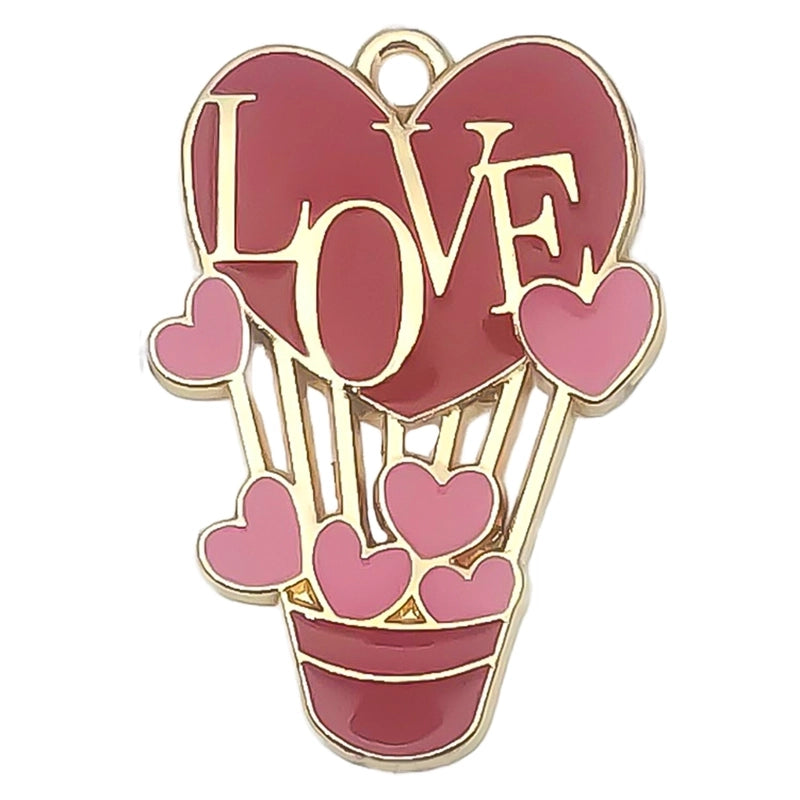 1 Piece 13*30mm 15x25mm 31x24mm Zinc Alloy XOXO Letter Heart Shape Pendant Jewelry Accessories