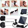 1.4W Solar Adjustable Fountain Pump with 7 Nozzles Solar Panel Kit for Bird Bath