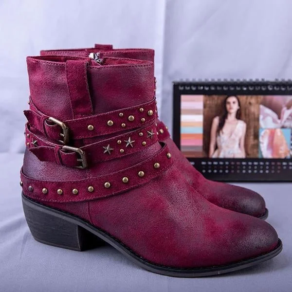 Vintage Style Women Martins Boots