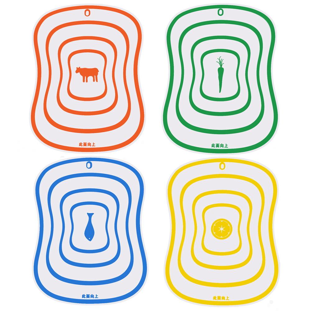

4Pcs Antibacterial Classification Skidproof Chopping Board Cutting Board, 501 Original