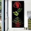 Rose - 9CT Full Beaded Cross Stitch Kit(31x77cm)