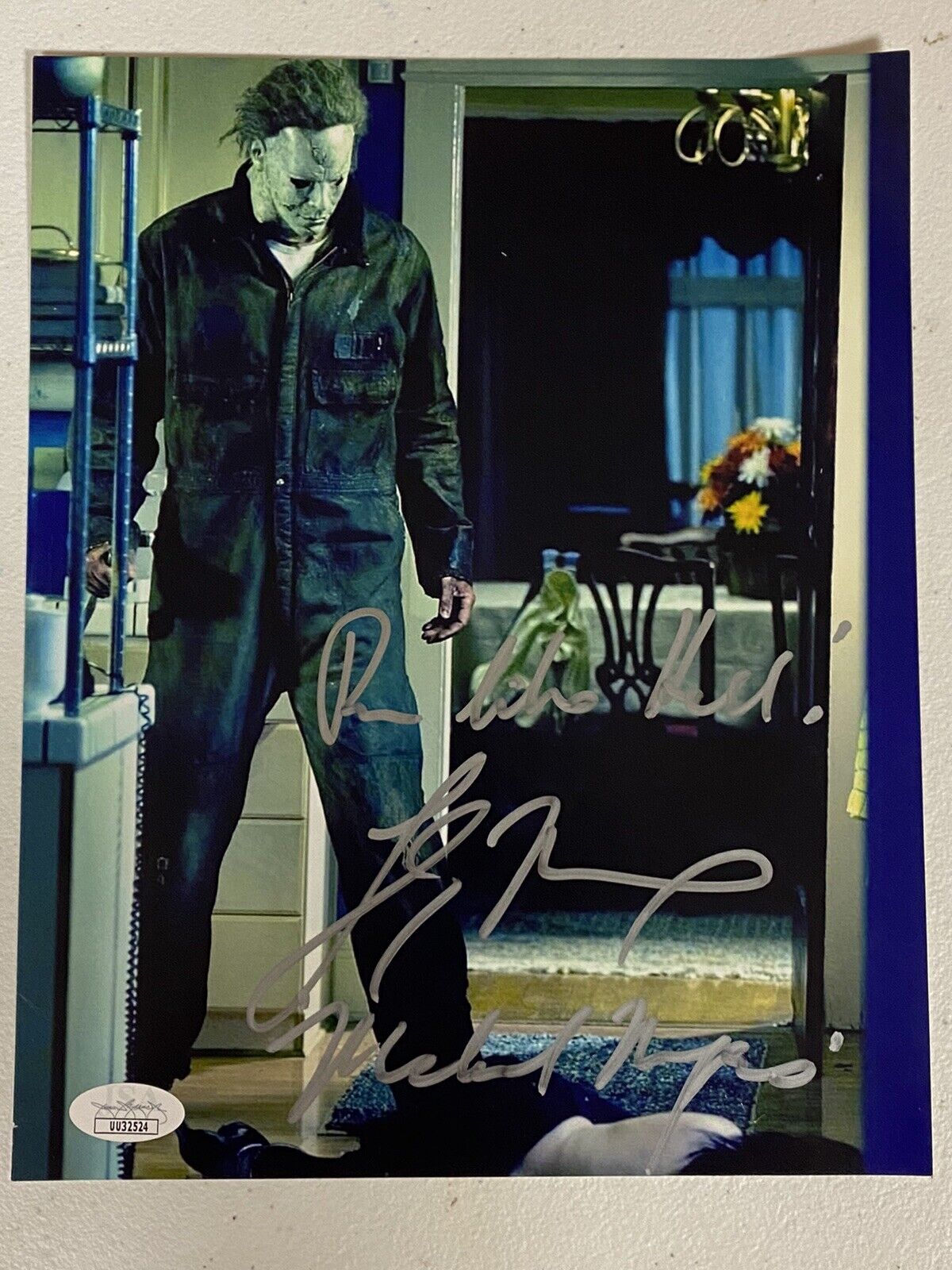 HALLOWEEN MICHAEL MYERS TYLER MANE SIGNED AUTOGRAPHED Photo Poster painting JSA COA # UU32524