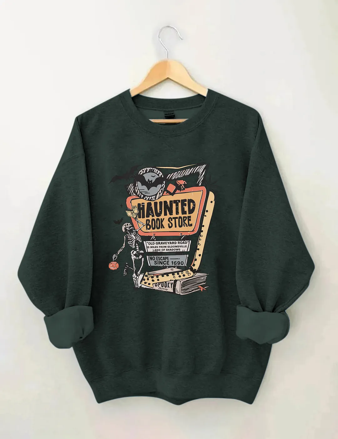 Haunted Book Store Sweatshirt