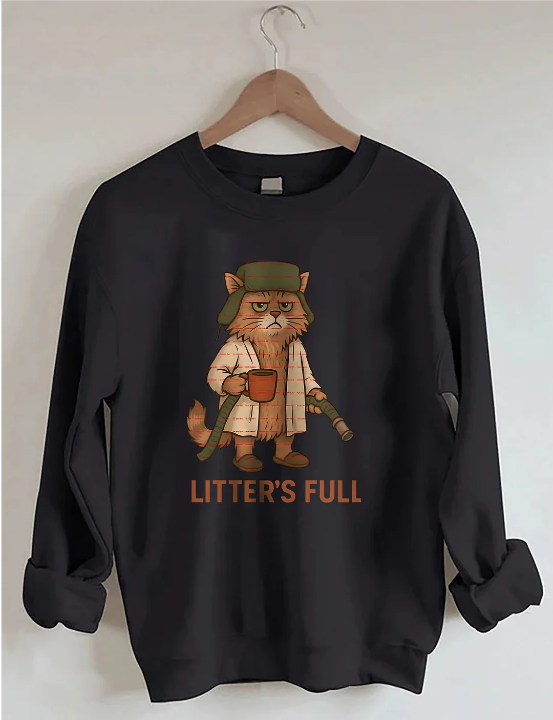 Litter&rsquo;s Full Cat Sweatshirt