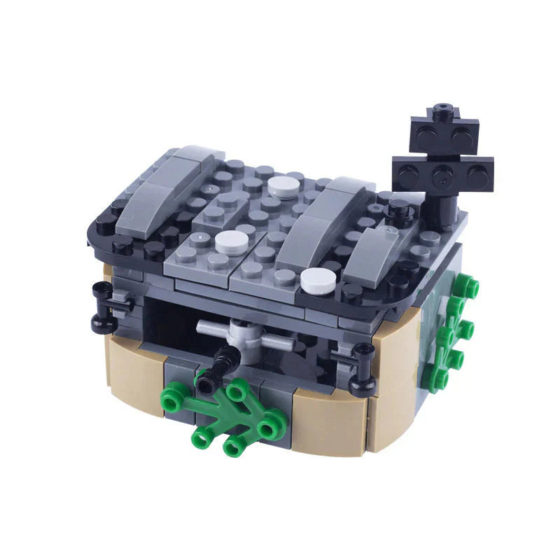 WW2 German Fort Custom Military MOC Minifigure Bricks monstertoys