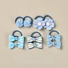 10PCS Adorable Bowknot Hair Bands Set for Babies