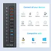 Acasis Type-C Hub 11 Ports USB-C Hub Multi USB Splitter Dock Station Fast Charging USB 3.0 Personal Switch for Laptop Mac Pro