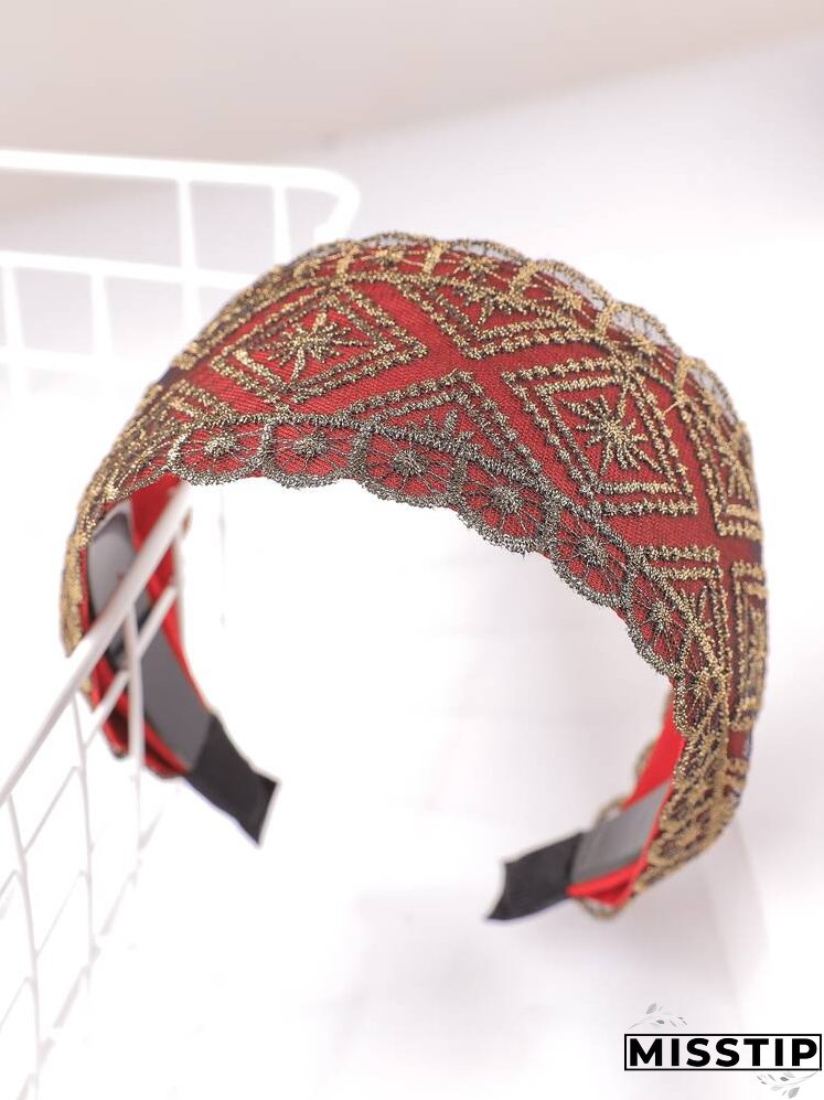 Wide Lace Decor Headband