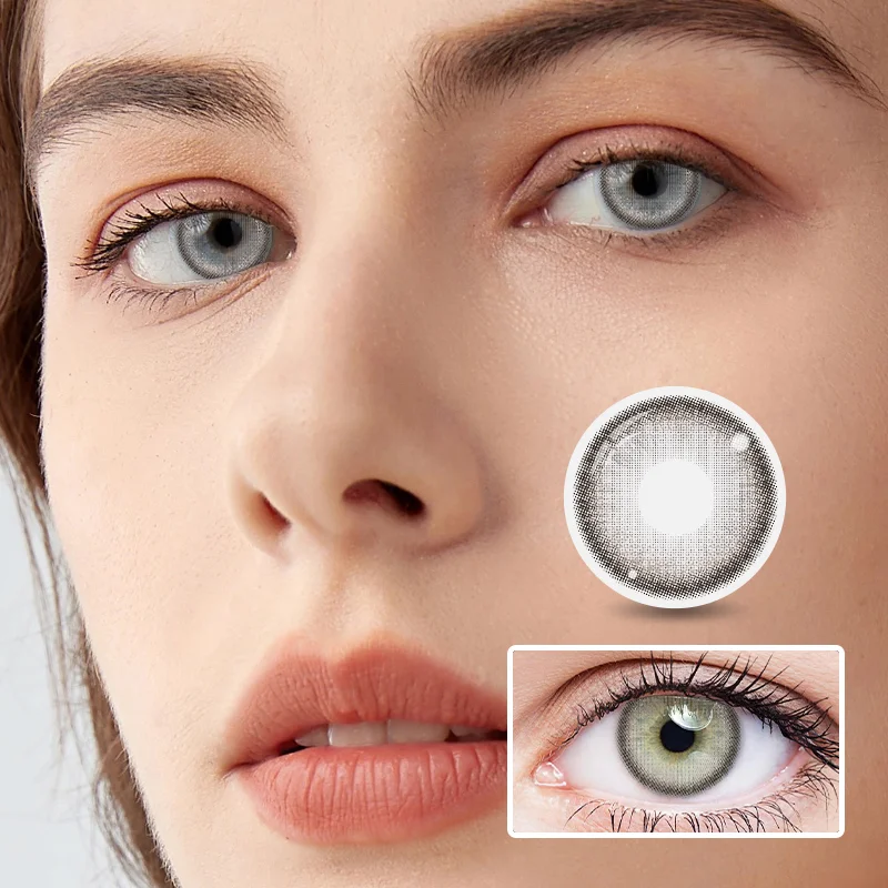 NEBULALENS Meet the Moon Half Yearly Prescription Colored Contacts NEBULALENS