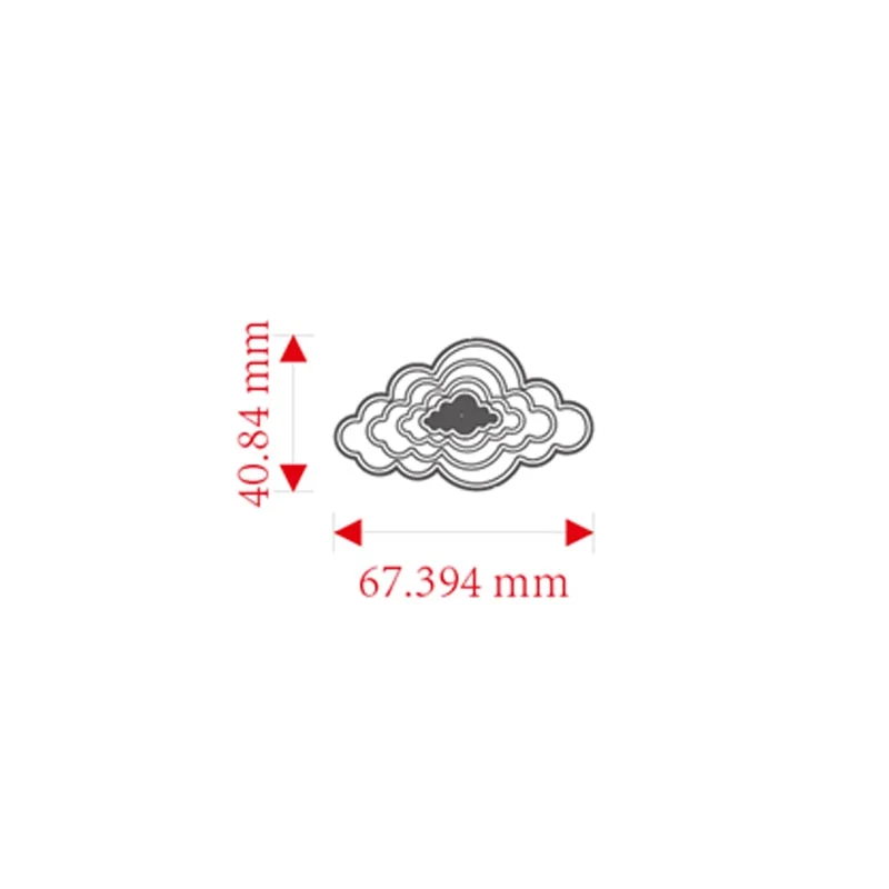 Cutting Dies New Arrival Frame Decorative Scrapbooking Clear Stamps DIY Crafts Photo Album Background Stencils for Card Making