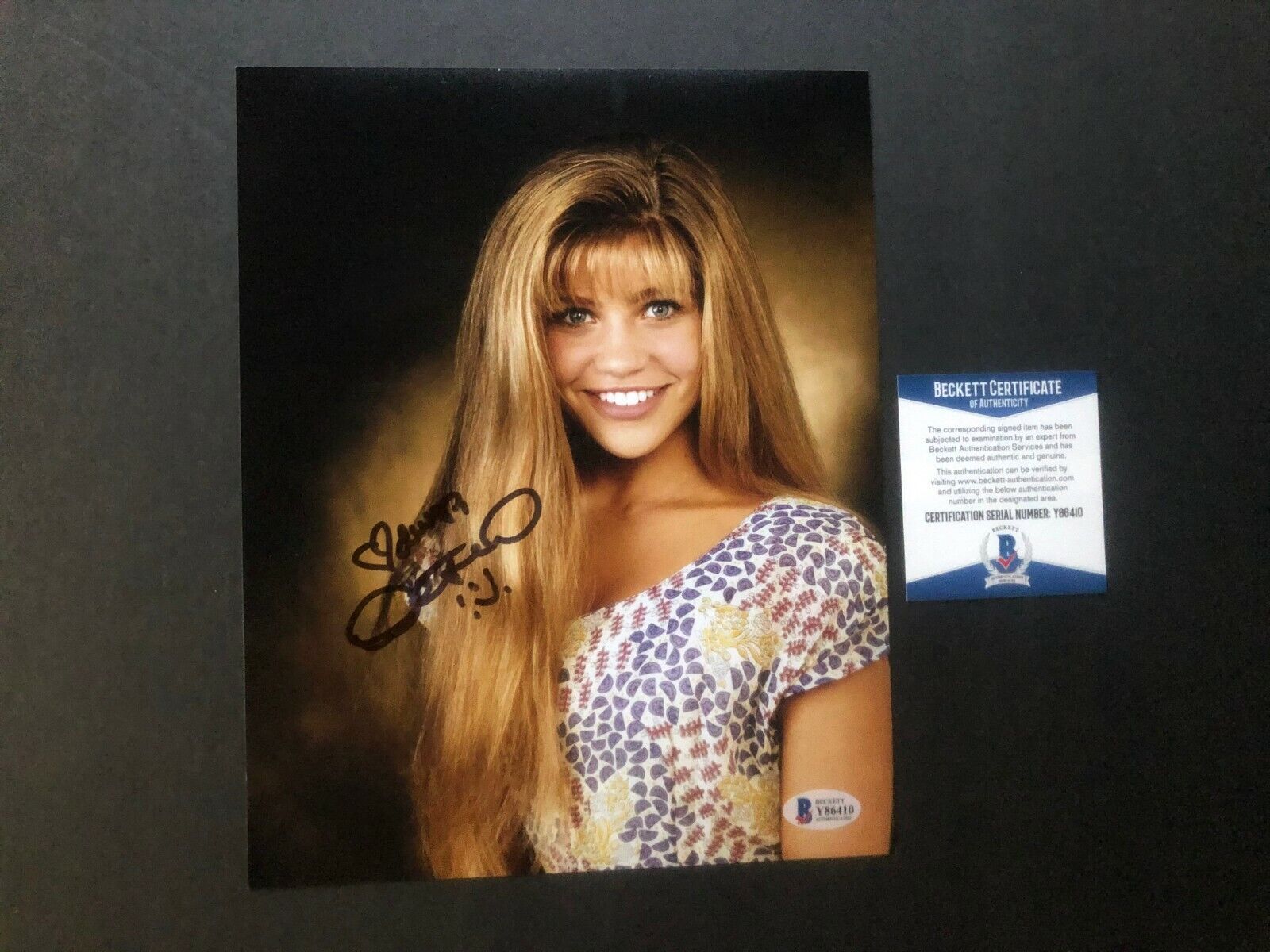 Danielle Fishel Hot! signed autographed sexy Topanga 8x10 Photo Poster painting Beckett BAS coa