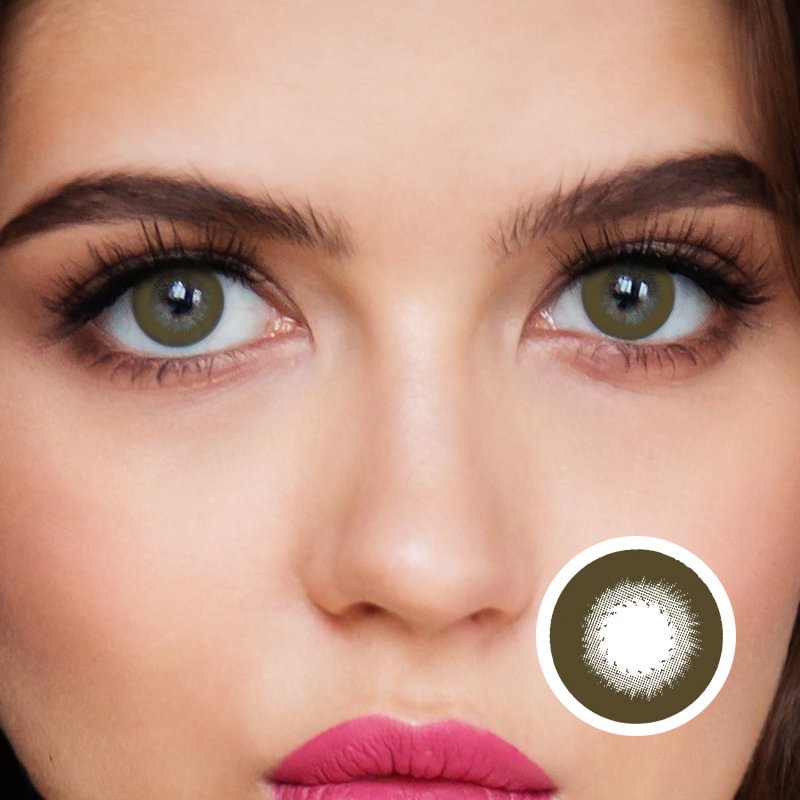 NEBULALENS Big Qiao Big Coffee (14.5) Yearly Prescription Colored Contacts NEBULALENS