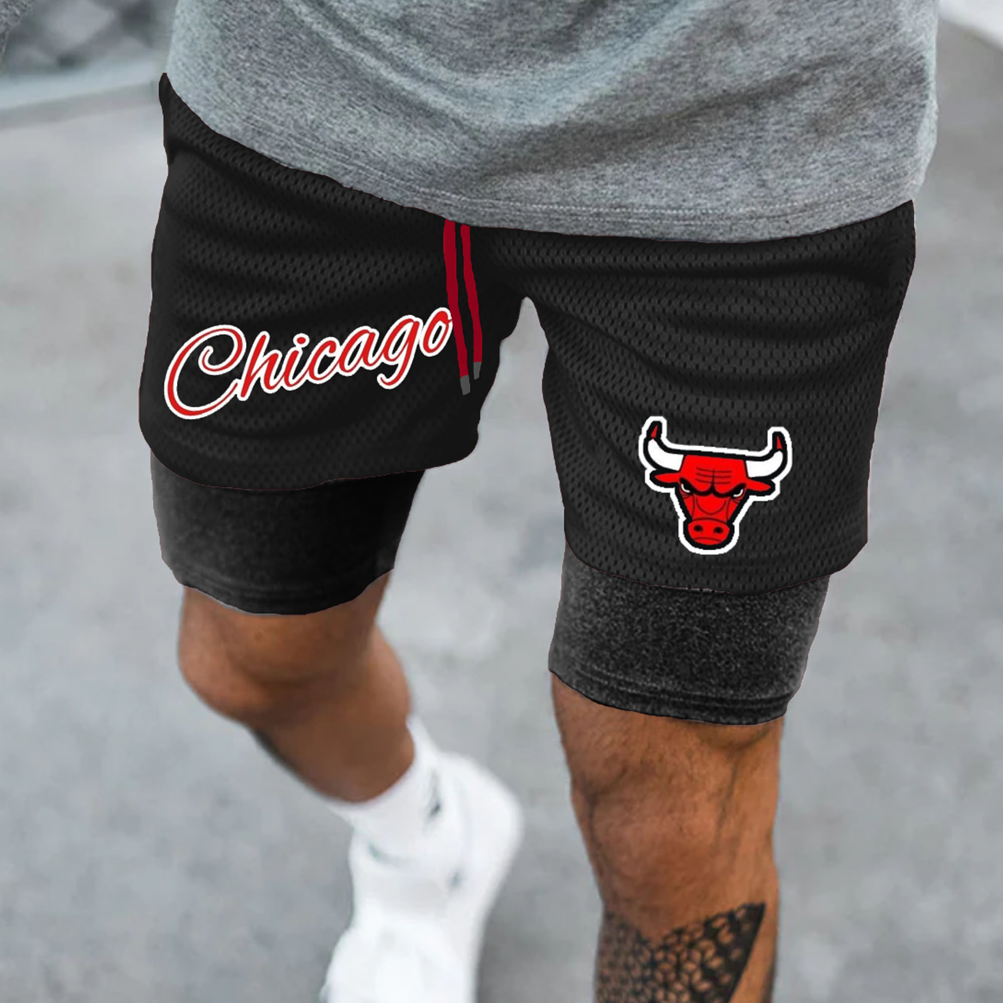 Men's Bulls NBA Mesh Performance Shorts
