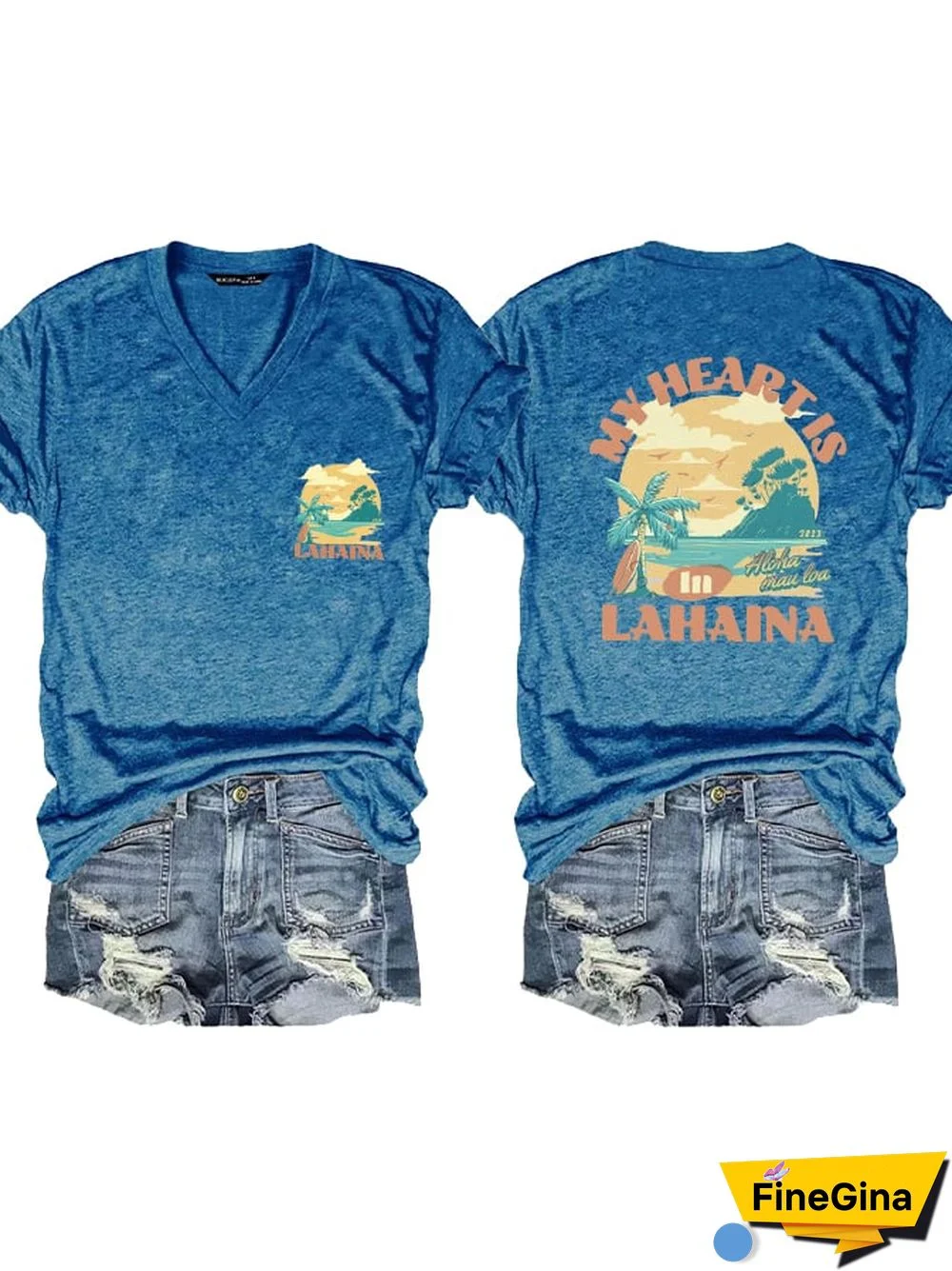 Women's Lahaina Strong Casual T-Shirt